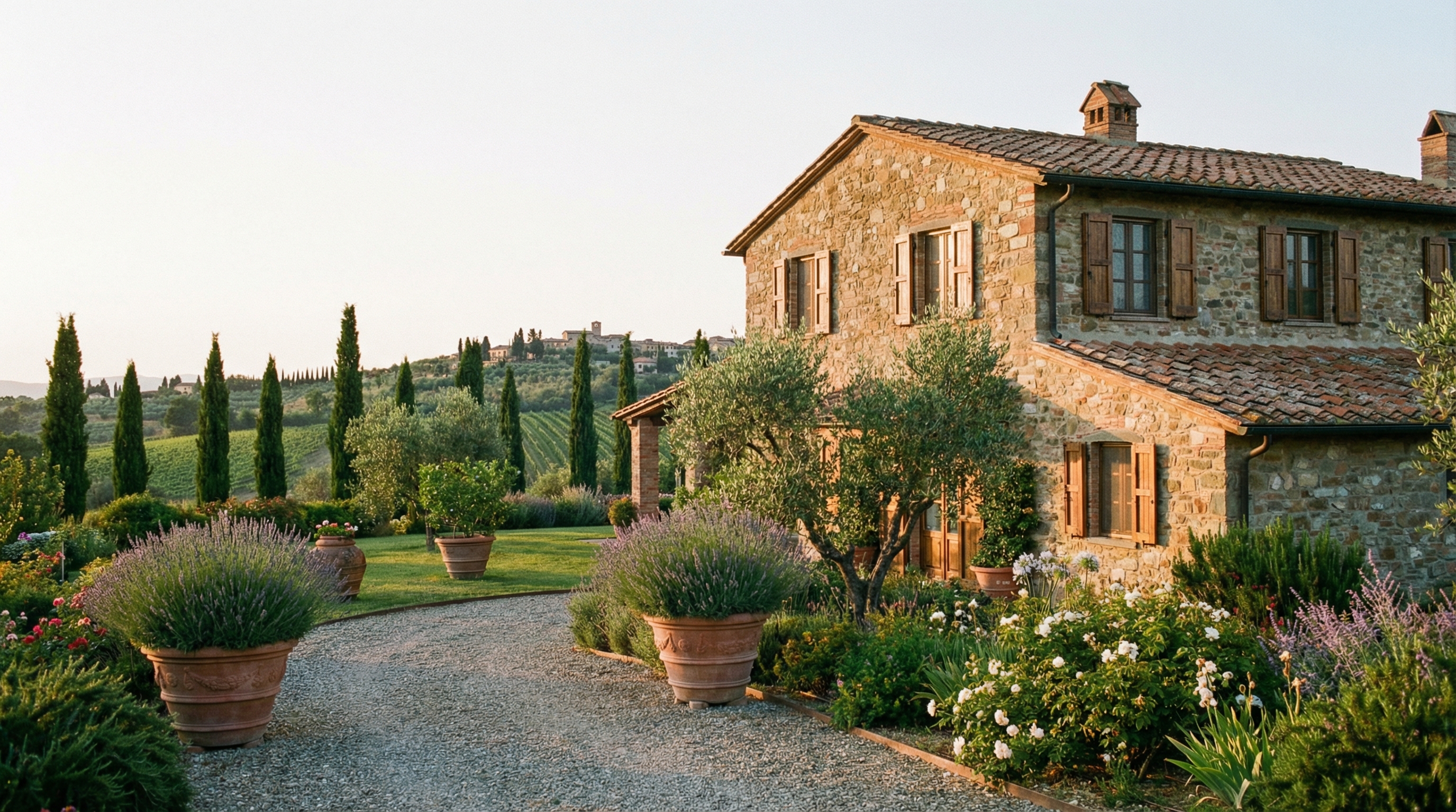Panorama della fattoria